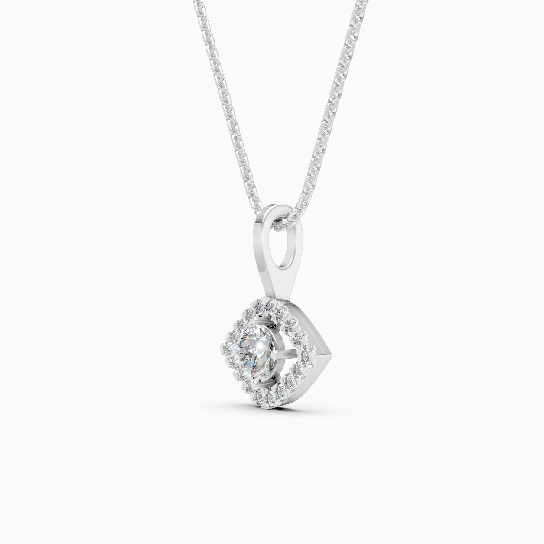 Twinkle Eye Lab Grown Diamond Pendant